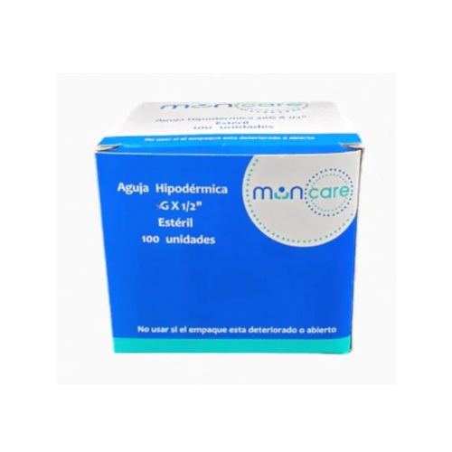 Aguja Hipodermica 23g/1 X100 Muncare