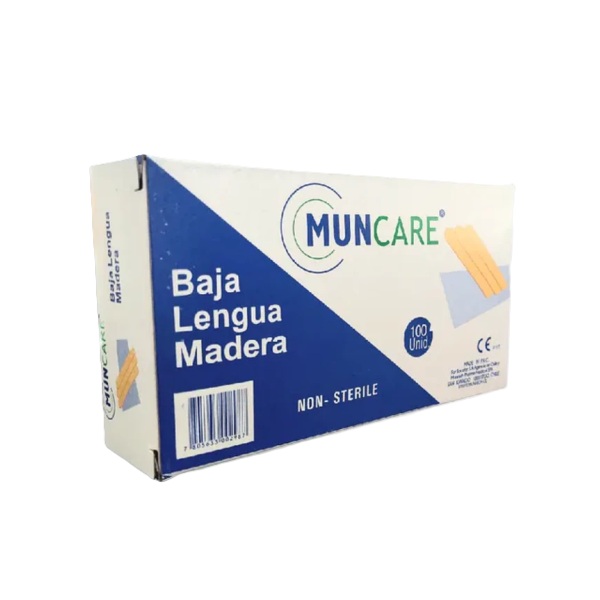 Baja Lenguas De Madera X 100 Muncare