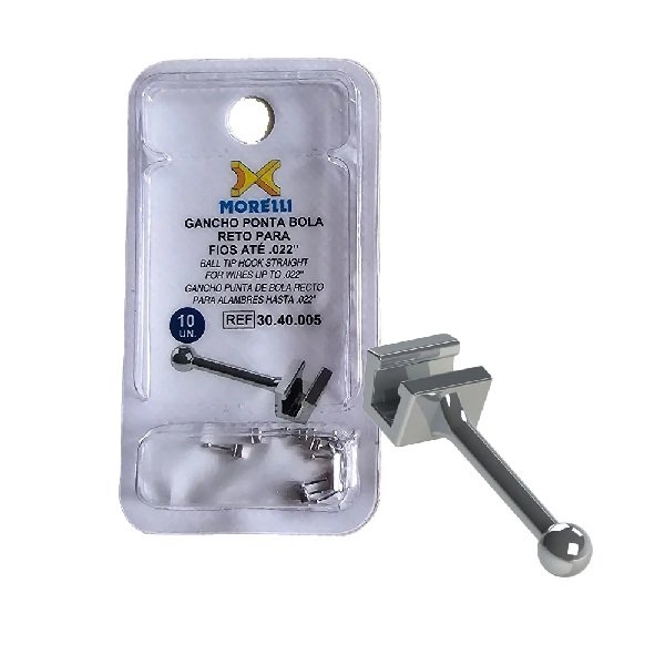Gancho De Punta Bola Recto Hook 30.40.005 Morelli