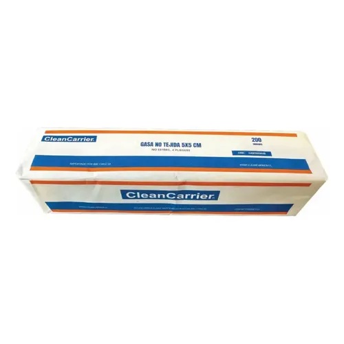 Gasa No Tejida No Esteril 5×5 200und Clean Carrier