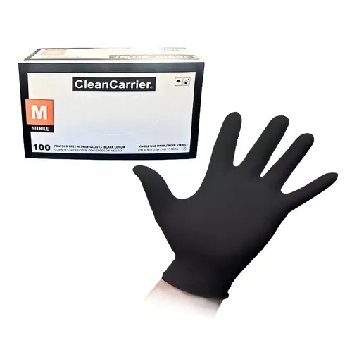 Guante Vinilo Negro S/P Clean Carrier